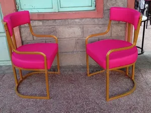 Wing Metal Armchair With Powdercoating Finish.