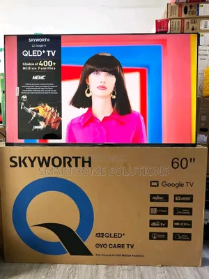 Skyworth 60 Inch Smart Google Qled+ Tv 2025 Model (1 Yr Warranty)