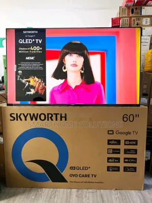 Skyworth 60" Qled+ Uhd Smart Google Tv Latest Model