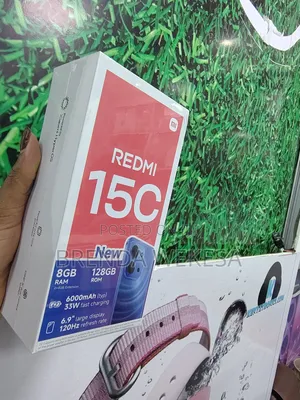New Xiaomi Redmi 15C 4G 128 GB Black