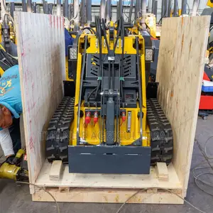 Mini Tracked Loader, Skid Steer Front-End Loader With Attachments