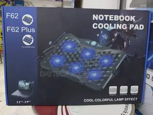 Ergonomic Laptop Cooling Pad With 5 Fans.