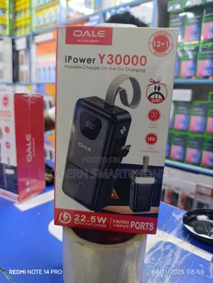 30000mah Powerbank Oale Ipower Y30000 22.5w Fast Charging Power Bank