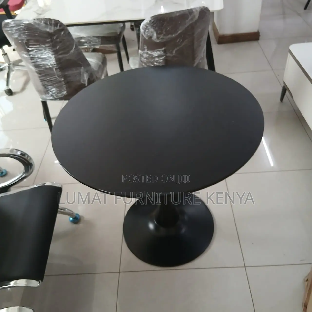 Black Eames Dinning Table