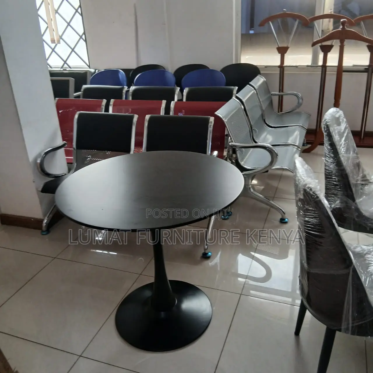 Black Eames Dinning Table