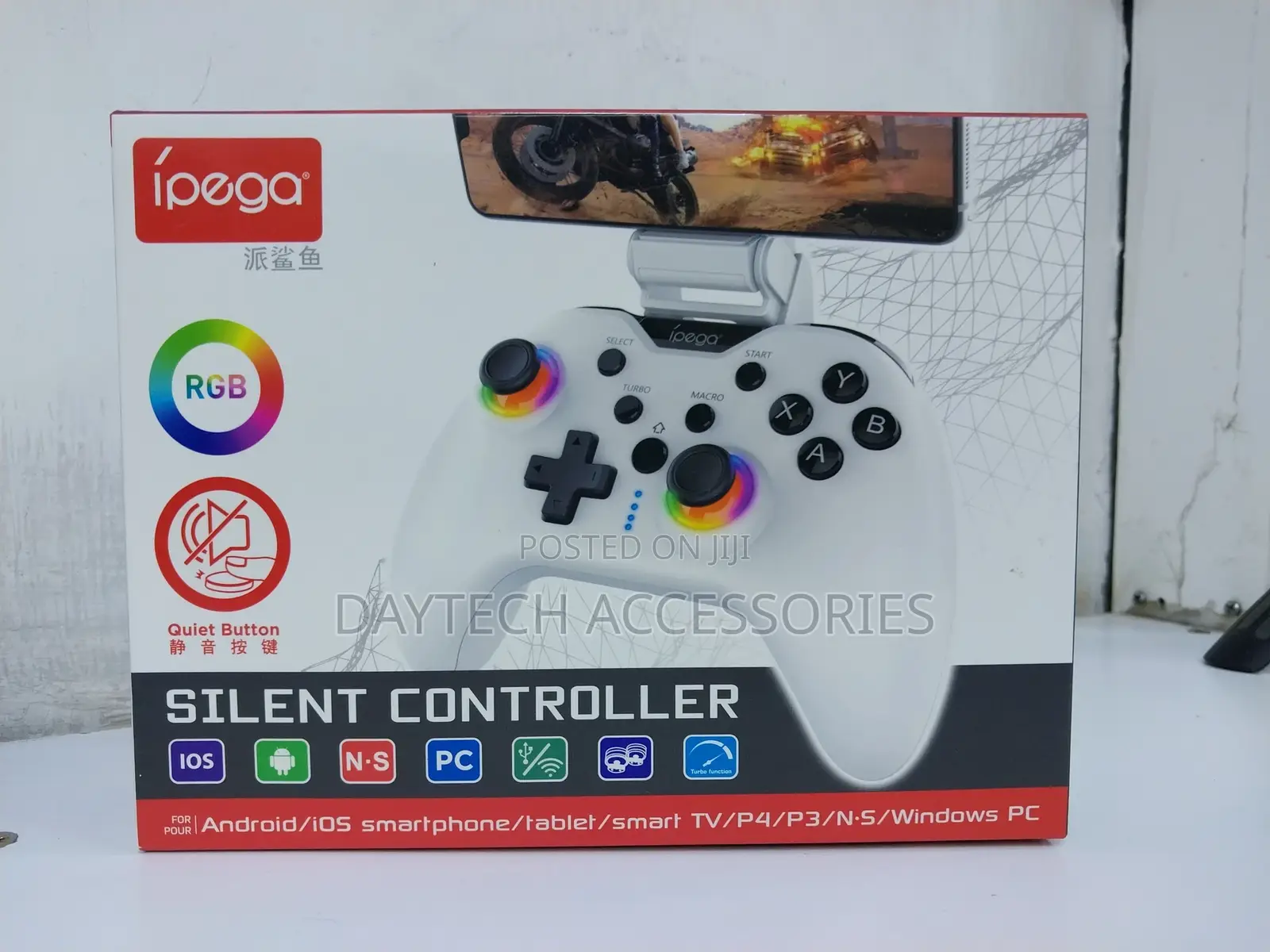 Ipega Pg-9111b Silent Wireless Gaming Controller With RGB