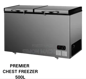 500l Double Door Premier Chest Freezer