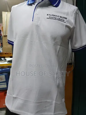 Pure White Cotton Polo