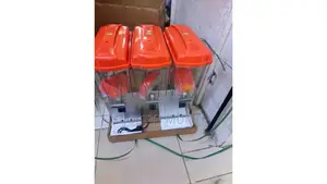 Triple Commercial Juice Dispenser 48l With 3 Jugs Each 16l
