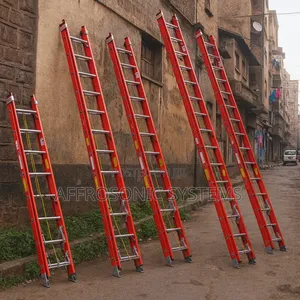 Warehouse Fiberglass Extension Ladders