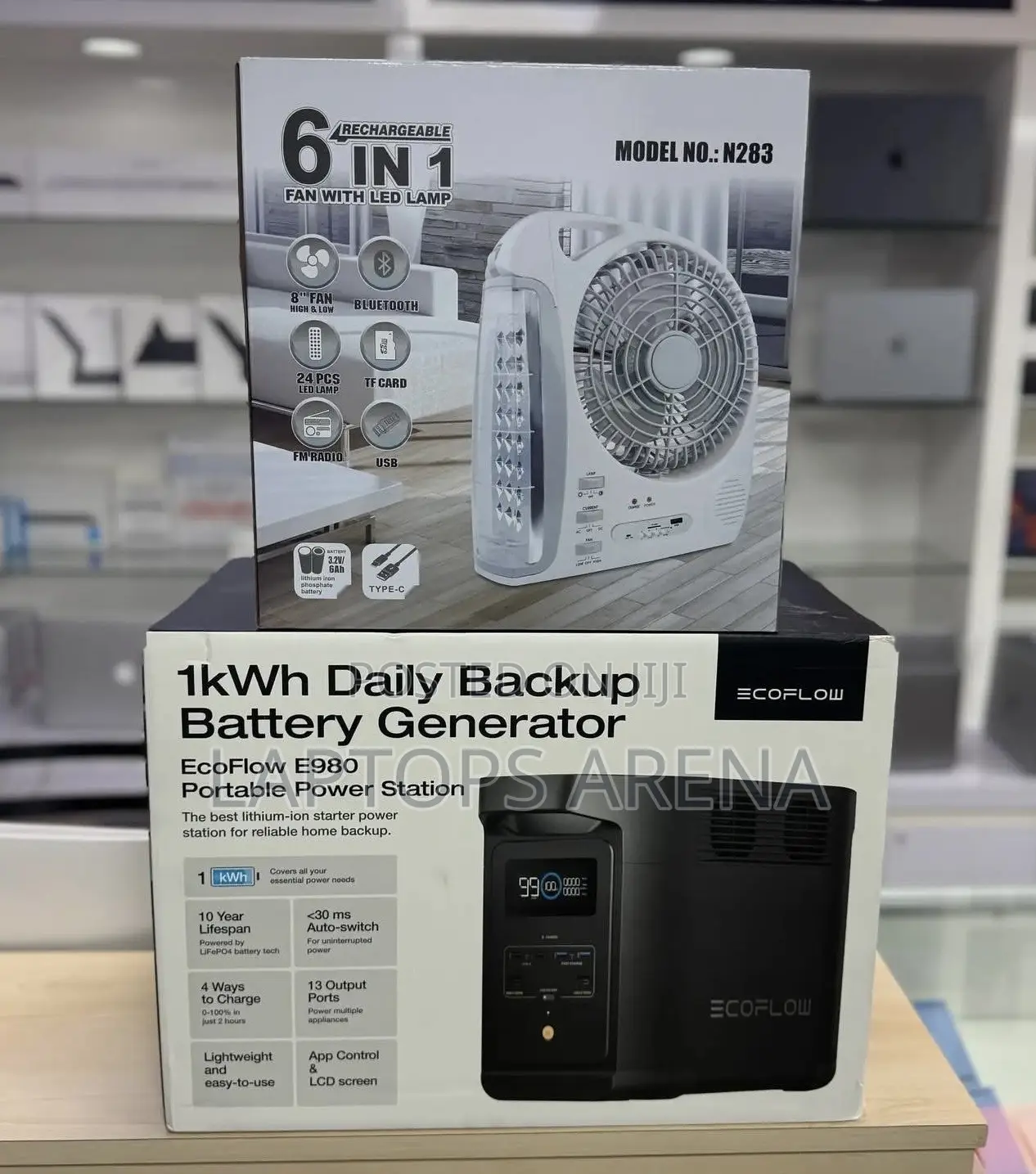 Ecoflow E 980 1000w 1kwh Portable Power Station Plus Gift