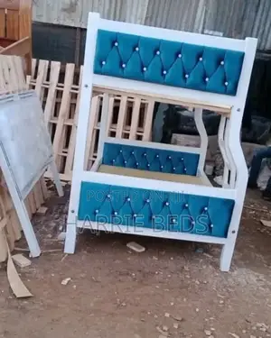Hardwood Double Decker Tufted Headboard