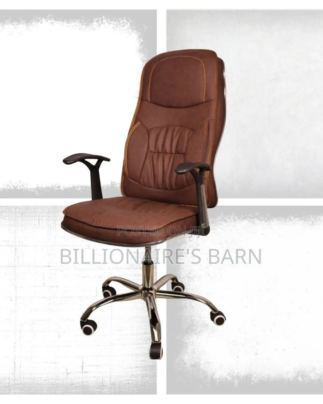 Quality Leather Scratch-Resistant Executive Chair