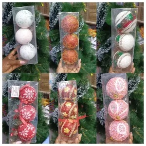 3pcs Christmas Ball Ornaments for Xmas Tree Decor