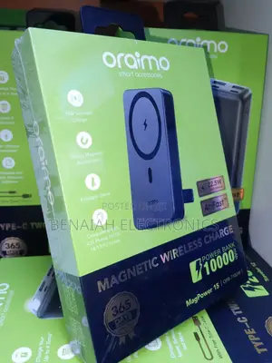 10000 Mah Wireless Magnetic Powerbank With Foldable Stand