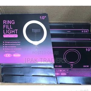 10 "Led Ring Light Dimmable Video Makeup Selfie Night Light