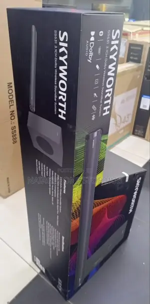 Skyworth Wireless Sound Bar With Dual Built-in Subwoofers