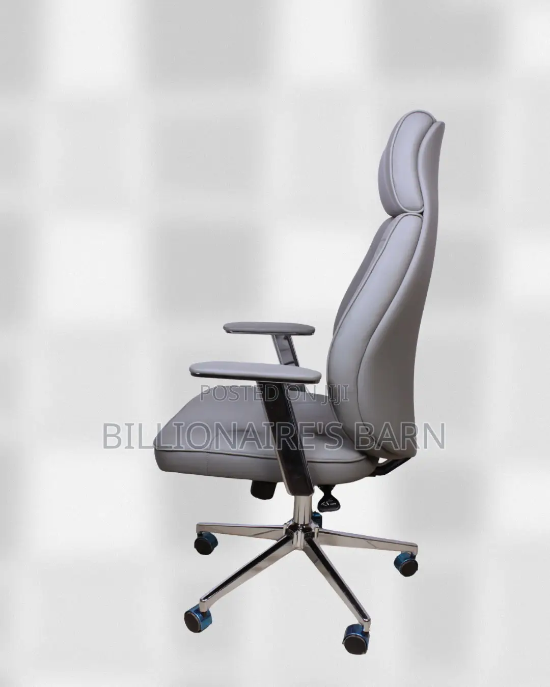 Executive Grey Minimal Leather | Nairobi Delivery Guaranteed