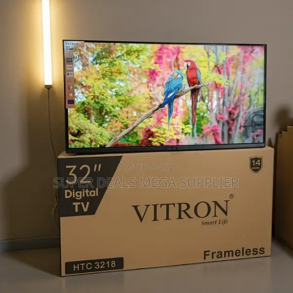 Vitron 32 Inch Led Digital Tv Frameless Design Inbuilt Decoder Feature