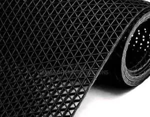 Black Perforated PVC Mat