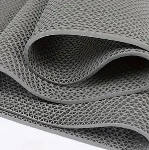 Grey 1 Meter PVC Perforated Carpet
