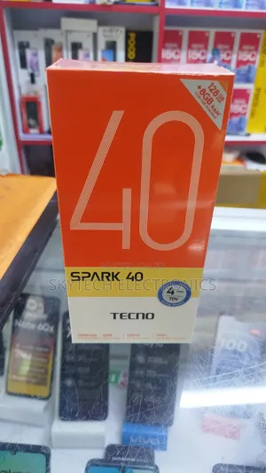 New Tecno Spark 40 128 GB Black