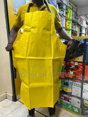 Yellow Dishes Washers Aprons