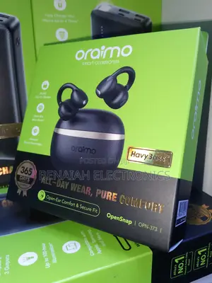 High Quality Oraimo Earbuds, Stylish Designed for All Day Wear