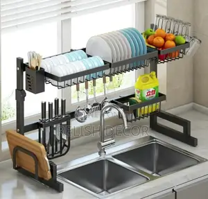 Over-the-Sink Dish Drying Rack