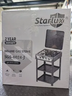Starlux 4 Burner Cooker With Shelves