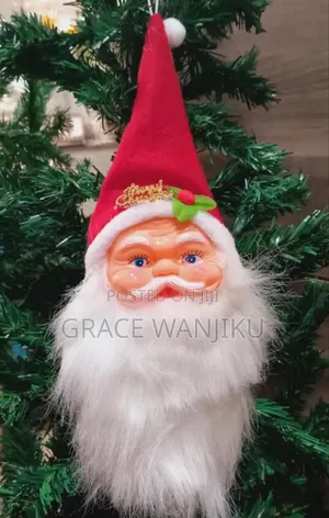 Christmas Santa Head Decor