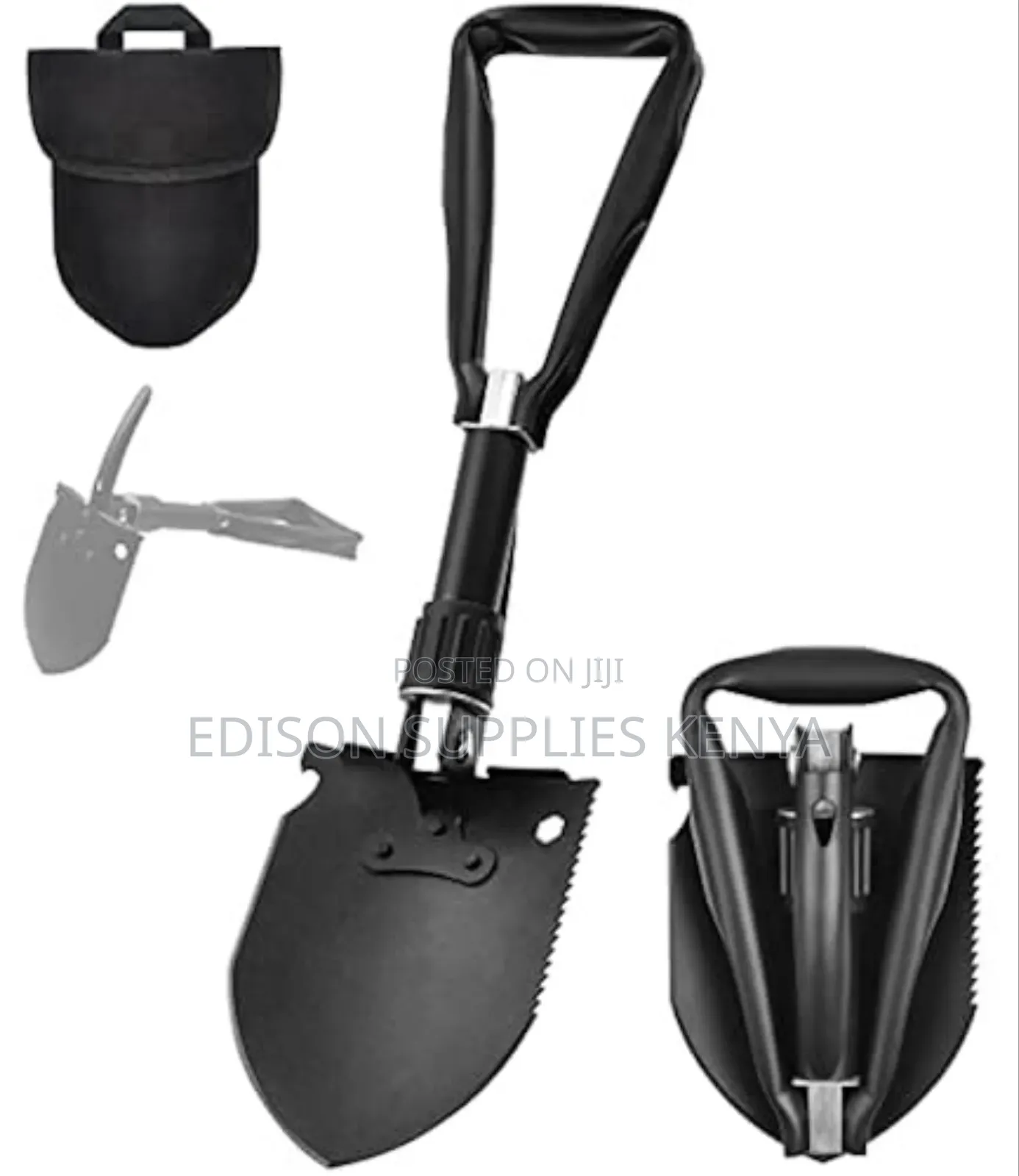Folding Shovel Foldable Spade Camping Pick Axe Hoe Gardening Trowel