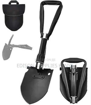 Folding Shovel Foldable Spade Camping Pick Axe Hoe Gardening Trowel