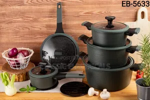 Edenberg 12pcs Marble Cookware Set