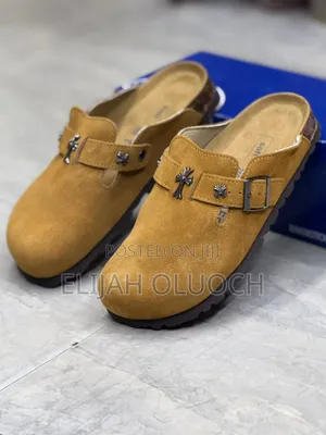 Brown Clog Birkenstock Chromeheart Sandals