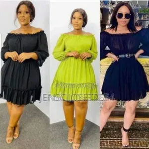 Trendy Lime Green Chiffon Dress