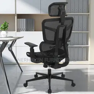 Height Adjustable Desk Chair With Lumbar Support