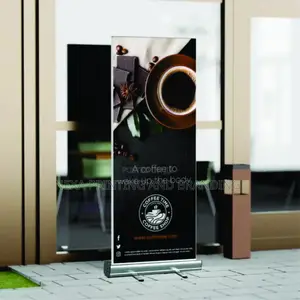 Low Cost Fast Printing Narrow Base Rollup Banner