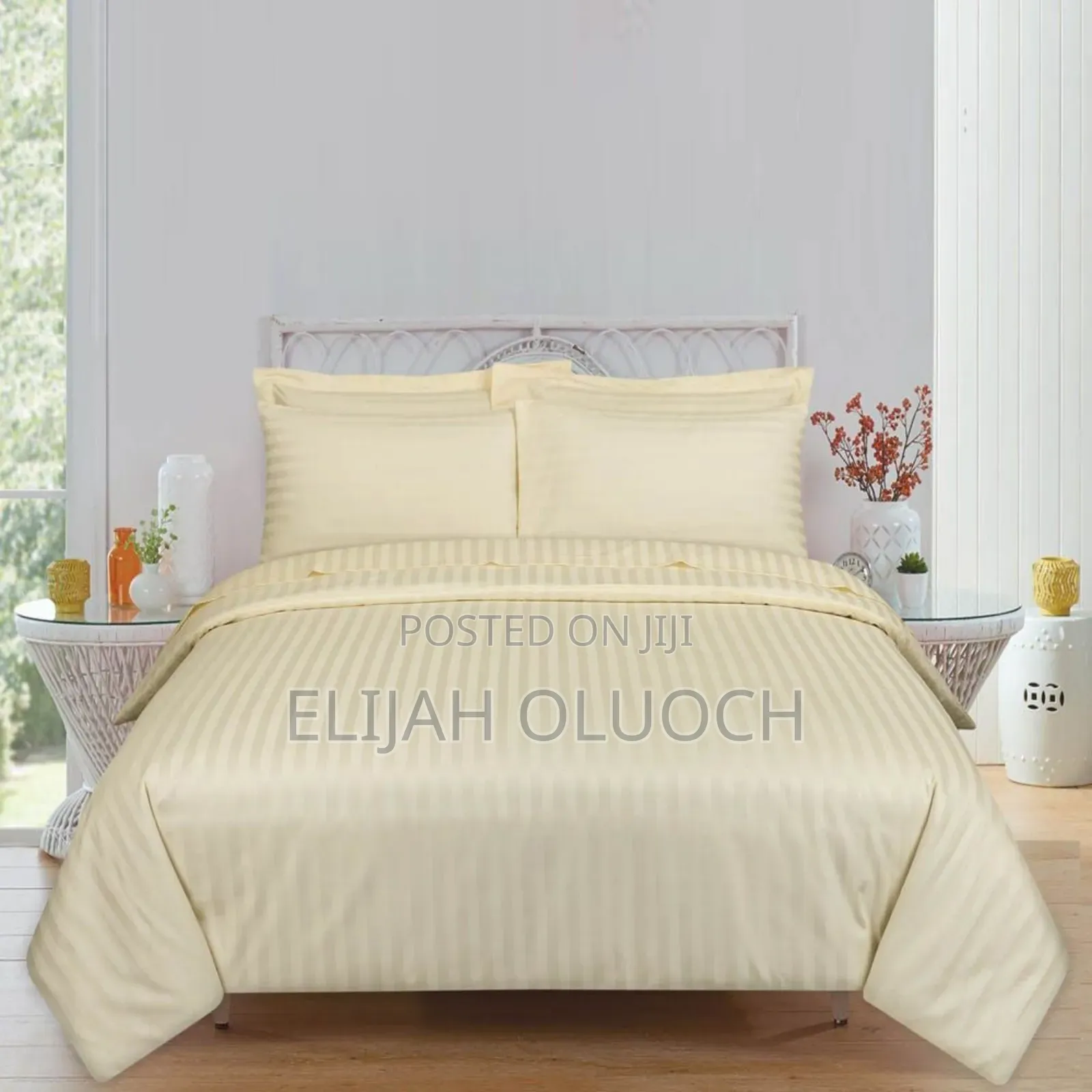 Plain Colors Binded Duvet Set