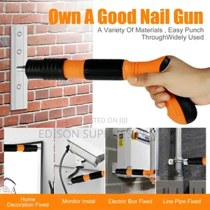 Nail Gun Manual Concrete Wood Nailer Guns One Hand Easy Nailing Tool