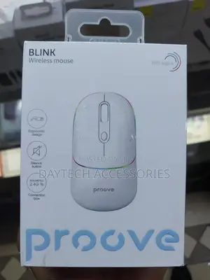 Proove Blink Wireless White Mouse.