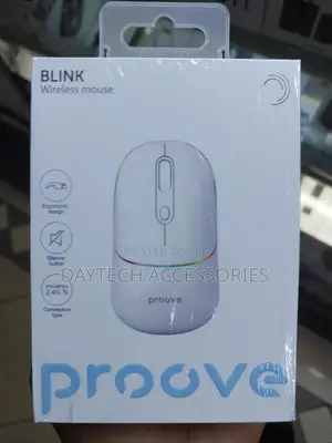Proove Blink Wireless White Mouse.