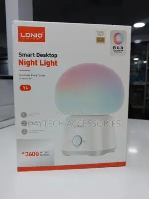 Ldnio Y4 Smart Desktop Night Light With 3600mah Battery Touch Lamp.