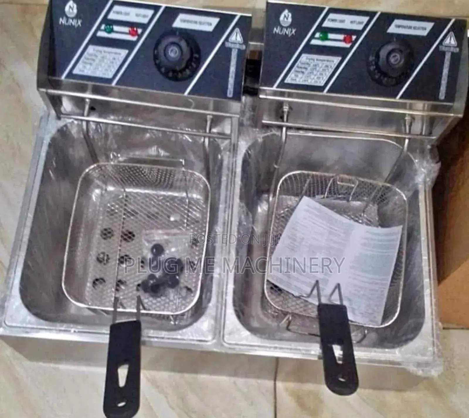 Double Deep Frier 
12l / Double Deep Fryer Machine