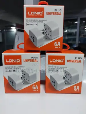 Ldnio Z4 Universal Plug Adapter Abs Vo With Uk/Eu/Us/Au