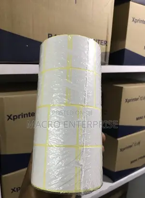 40mm by 30mm Barcode Stickers – 500 Pieces Roll for Label Printing