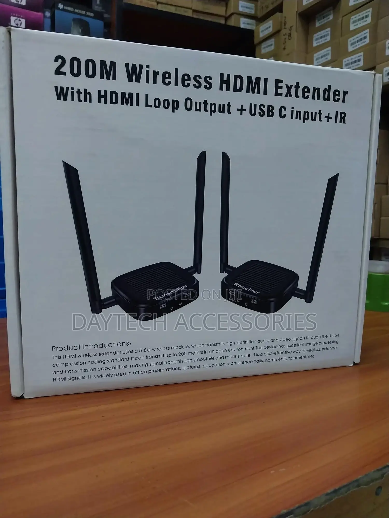 Wireless Hdmi Video Transmitter and Receiver Kit 200m