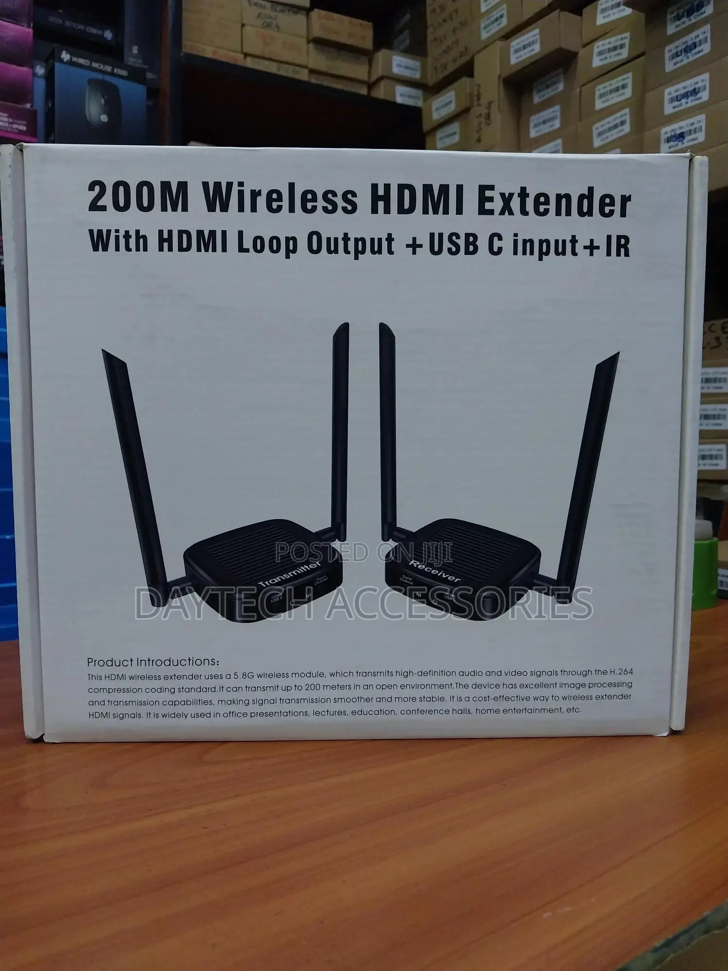 Wireless Hdmi Video Transmitter and Receiver Kit 200m
