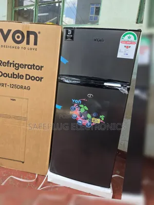 Von 125l Double Door Fridge - Direct Cool | Energy Saving