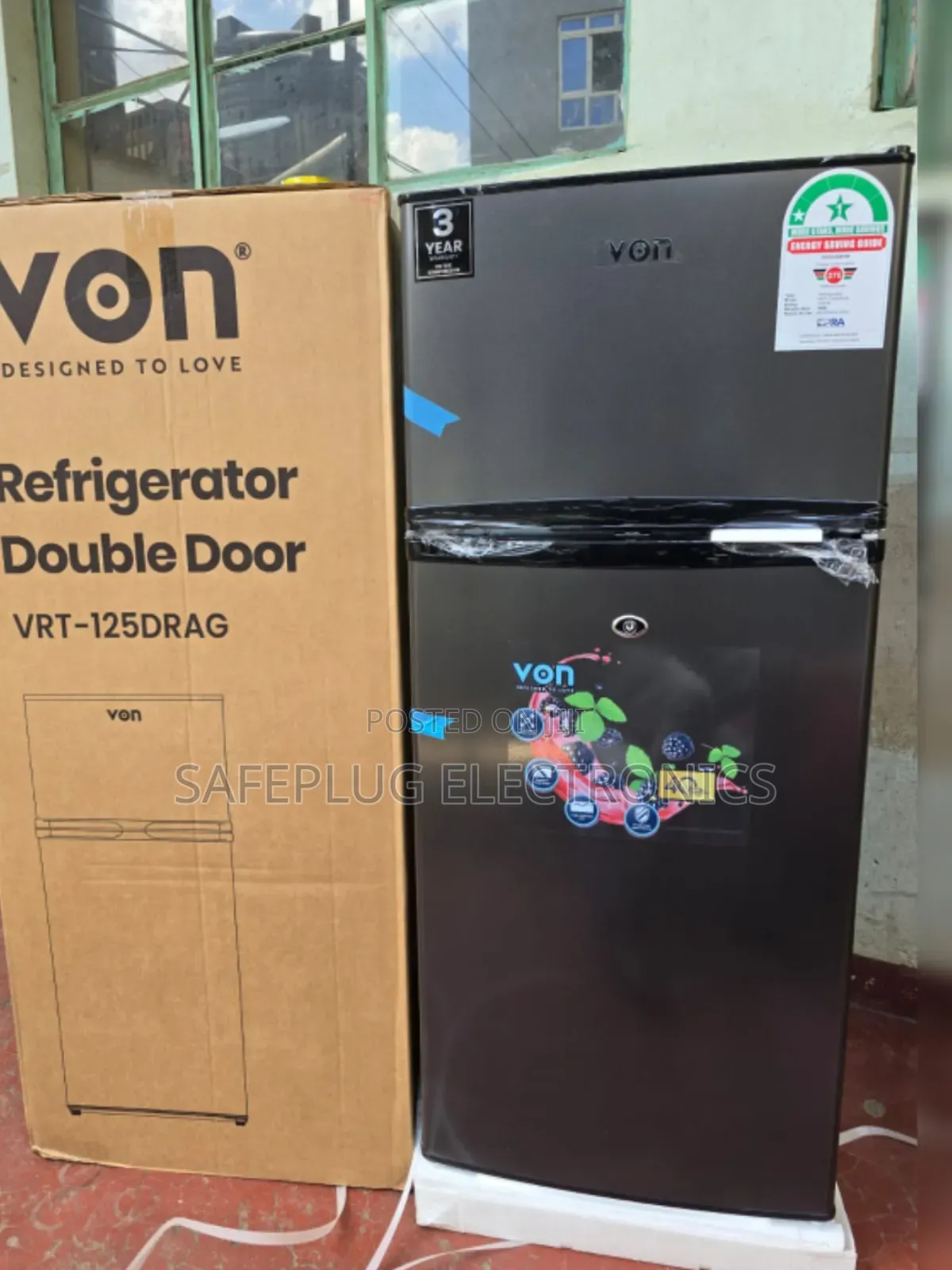 Von Fridge: 125l Double Door |